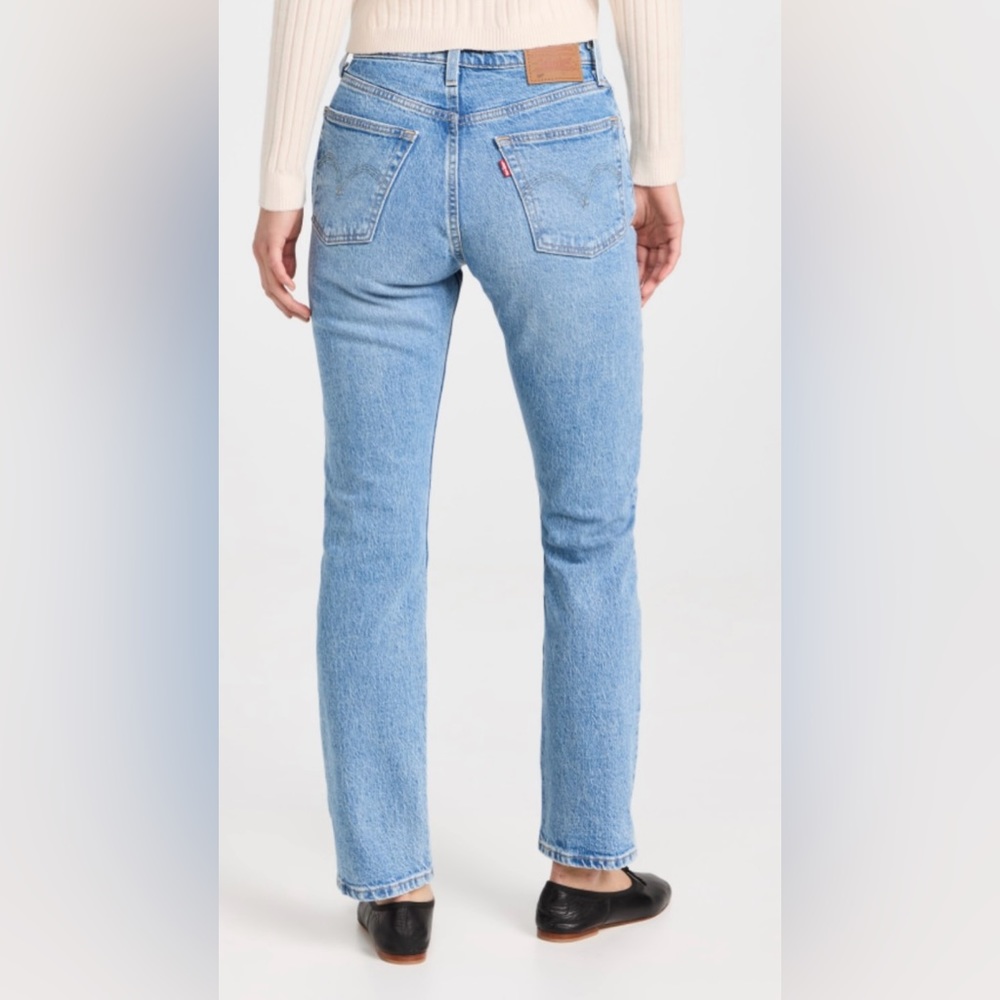 Levi's 501 Straight Leg Jeans, Medium Indigo, Size 25x30